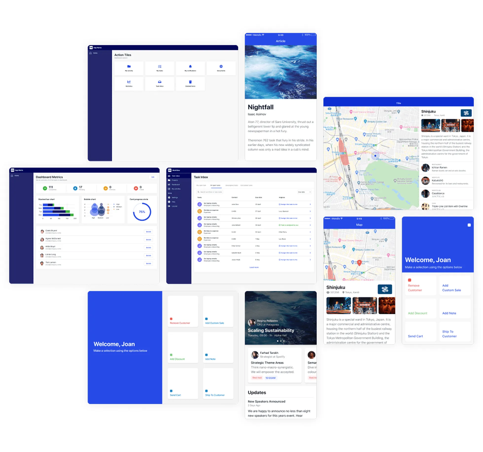 Mendix unified team screens