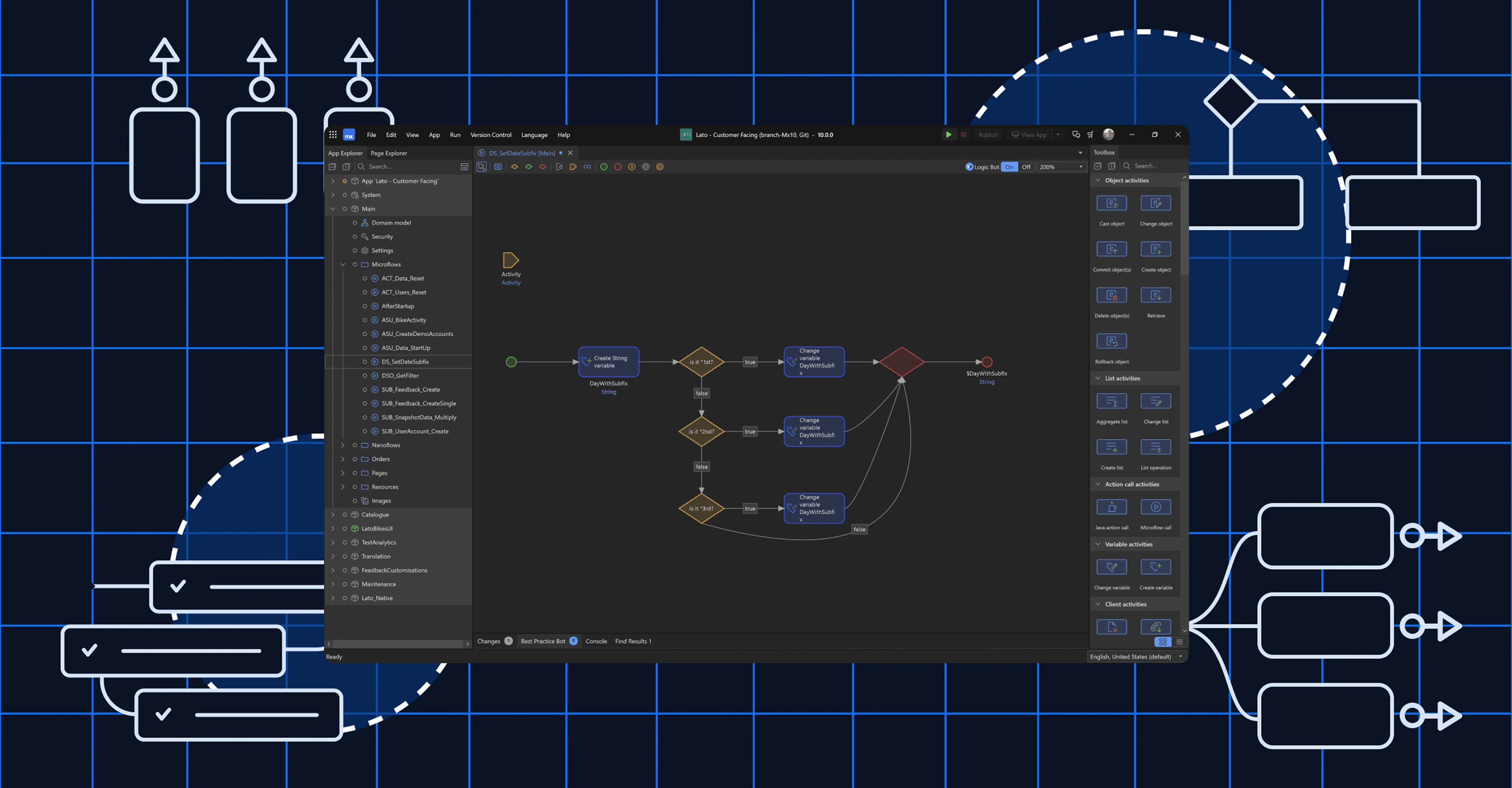 Mendix platform editor